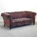 An early 20th century chesterfield sofa,