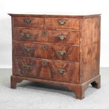 An 18th century walnut chest