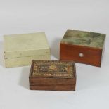 A small Victorian Tunbridgeware box,