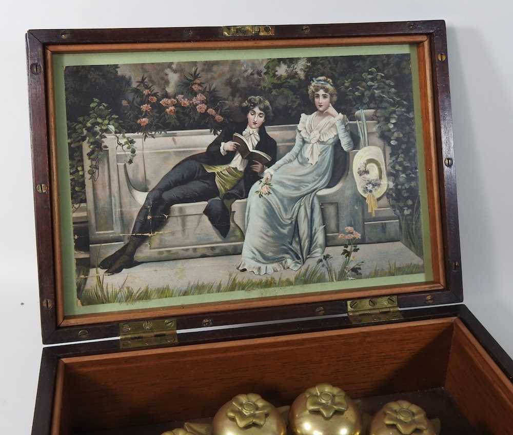 An early 20th century Swiss musical box, - Image 4 of 8