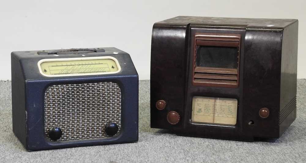 Two mid 20th century vintage radios - Image 3 of 7