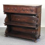 A 19th century carved oak buffet