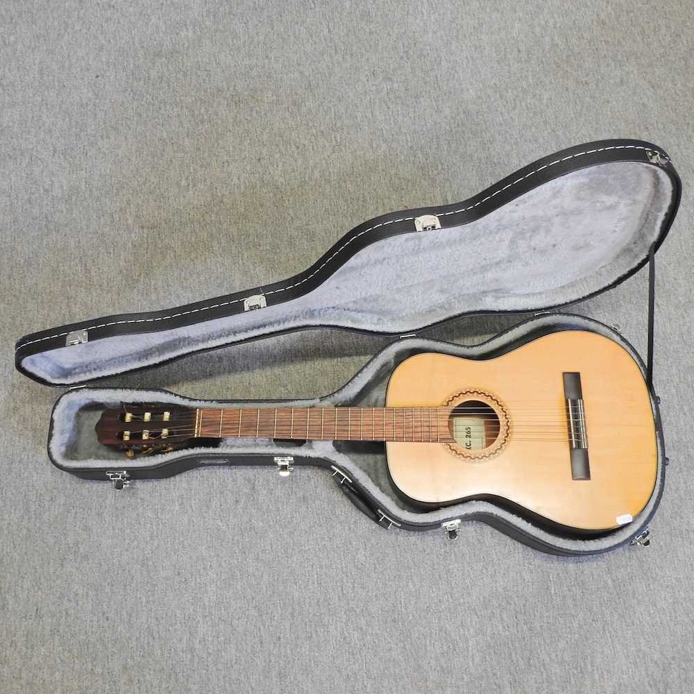 A Kay C acoustic classical guitar