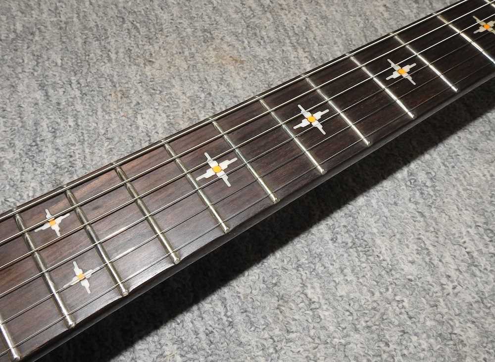 A Harley Benton semi acoustic electric guitar - Image 9 of 10