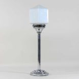 An Deco chrome table lamp