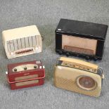 A vintage Ultra bakelite cased radio