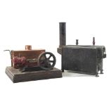 An early 20th century stationary steam engine