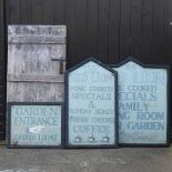 An antique wooden door