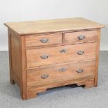 A modern pine chest