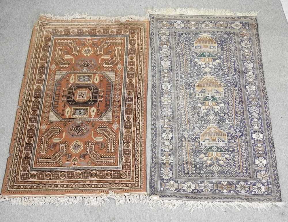 A Turkish woollen rug - Image 9 of 13