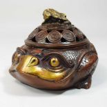 A Chinese bronze censer