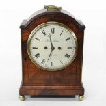 A 19th century mahogany cased bracket clock