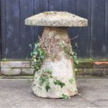 An antique staddle stone