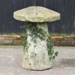 An antique staddle stone