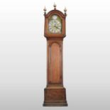 A George III oak cased longcase clock