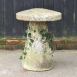 An antique staddle stone