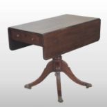 A Regency mahogany pembroke table