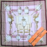 An Hermes silk scarf