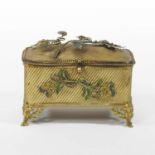 A 19th century French jewellery box