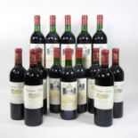 Eight bottles of Chateau Saransot-Dupre