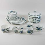 A Wedgwood Florentine pattern part tea and dinner service