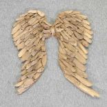 A pair of driftwood angel wings