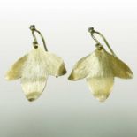 A pair of H Stern Brazilian 18 carat gold Hera designer earrings
