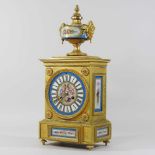 An ornate French style mantel clock