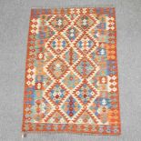 A kelim rug