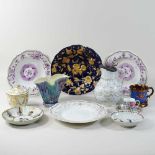 A 19th century Meissen porcelain dish,