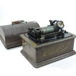 An Edison Standard phonograph