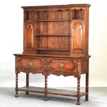 A 1920's oak dresser