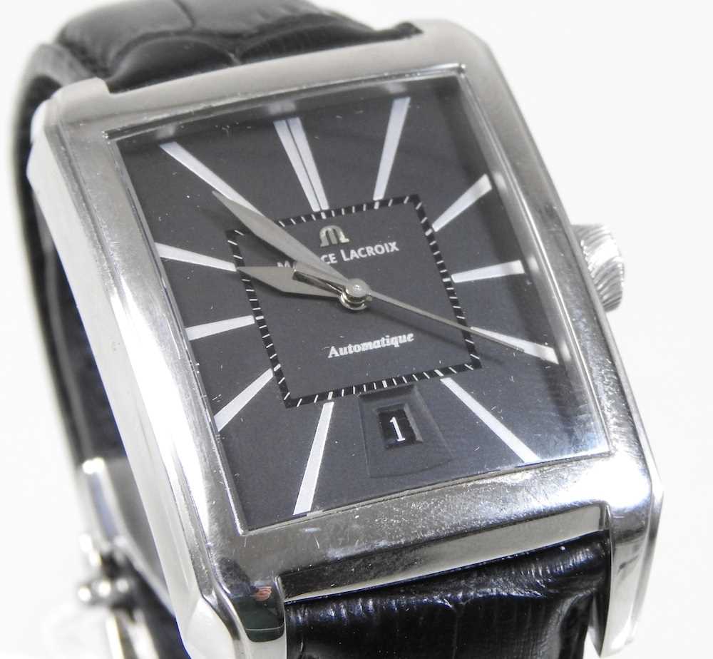 A modern Maurice Lacroix steel cased gentleman's automatic wristwatch - Image 4 of 13