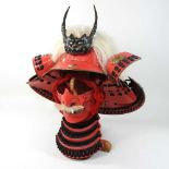A Japanese Samurai style helmet