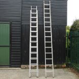 An aluminium ladder