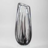 A post war Swedish Kosta cased glass vase