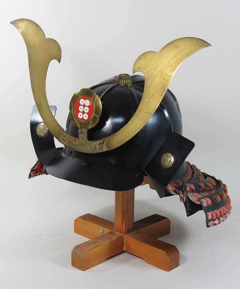 A Japanese Samurai style helmet - Image 3 of 14