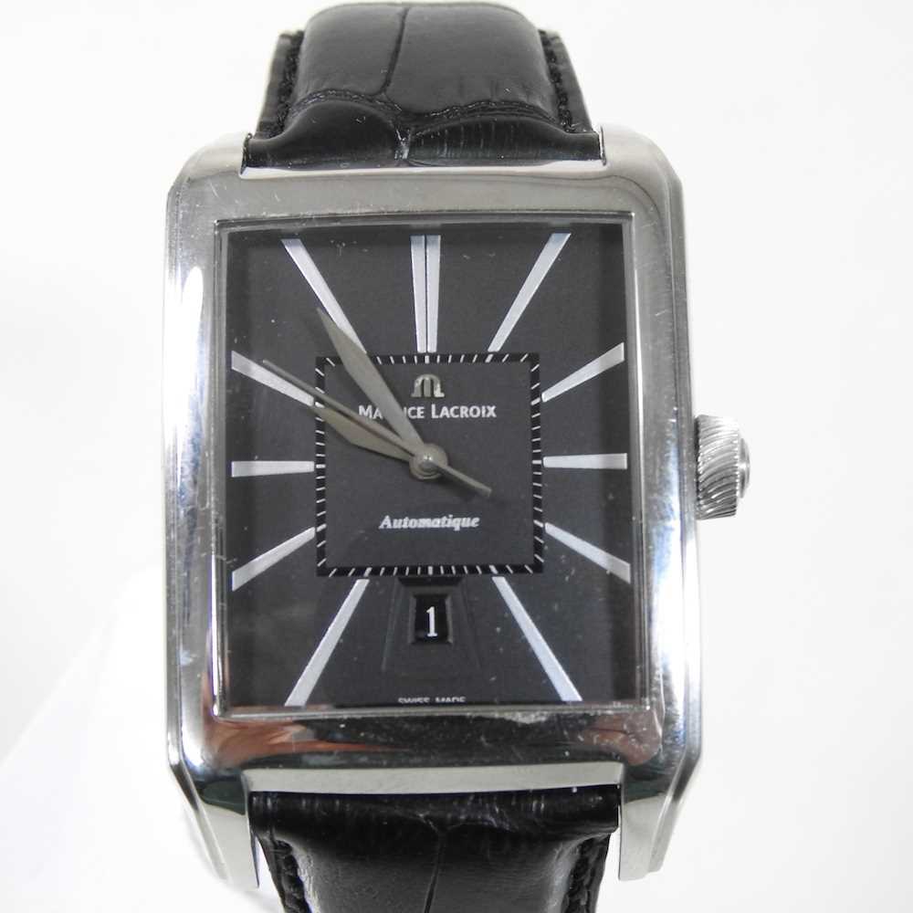 A modern Maurice Lacroix steel cased gentleman's automatic wristwatch - Image 5 of 13