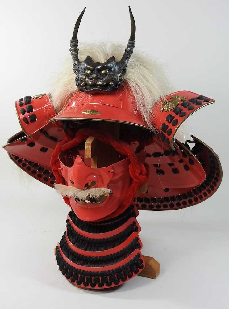 A Japanese Samurai style helmet - Image 3 of 7