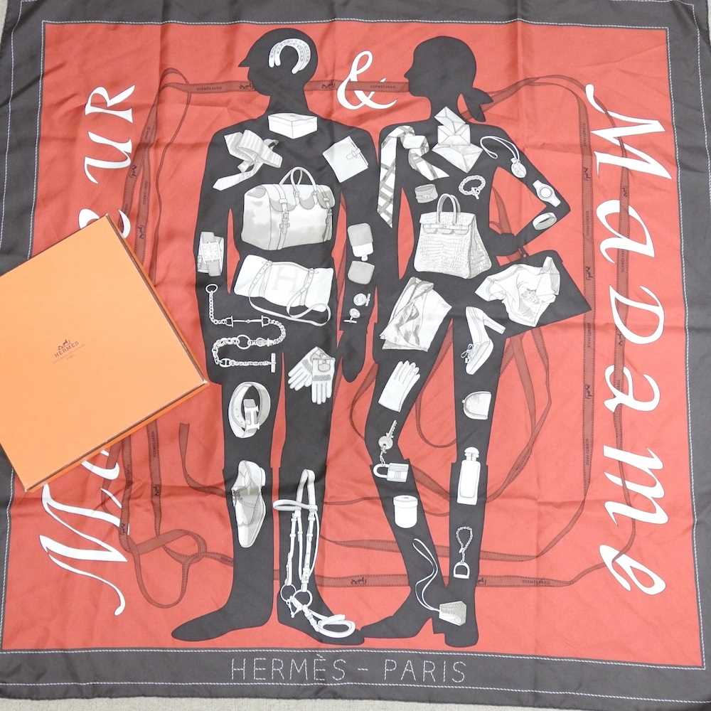 An Hermes silk scarf - Image 3 of 7