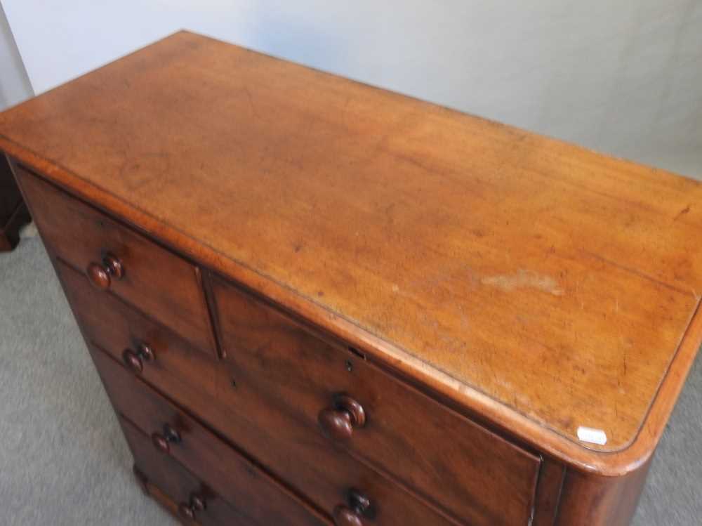 A 19th century mahogany chest - Image 3 of 9