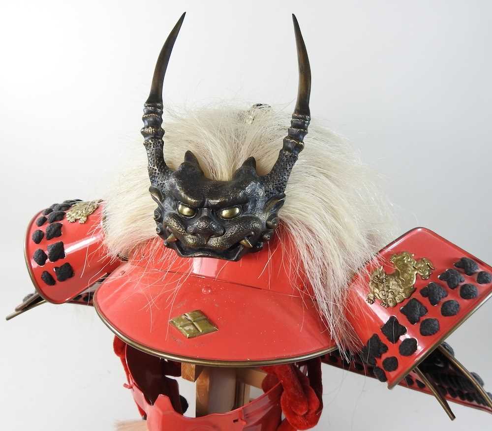 A Japanese Samurai style helmet - Image 5 of 7