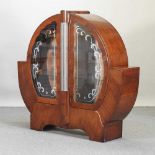 A mid 20th century display cabinet