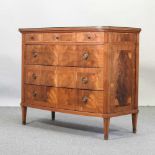 A reproduction marquetry chest