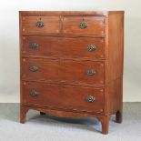 A 19th century mahogany and inlaid chest