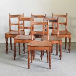 A matched set of six 19th century Essex chairs
