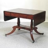 A Regency mahogany sofa table