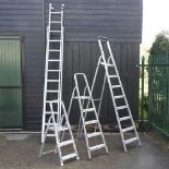 An extending ladder, 320cm