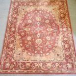 A Persian woollen carpet