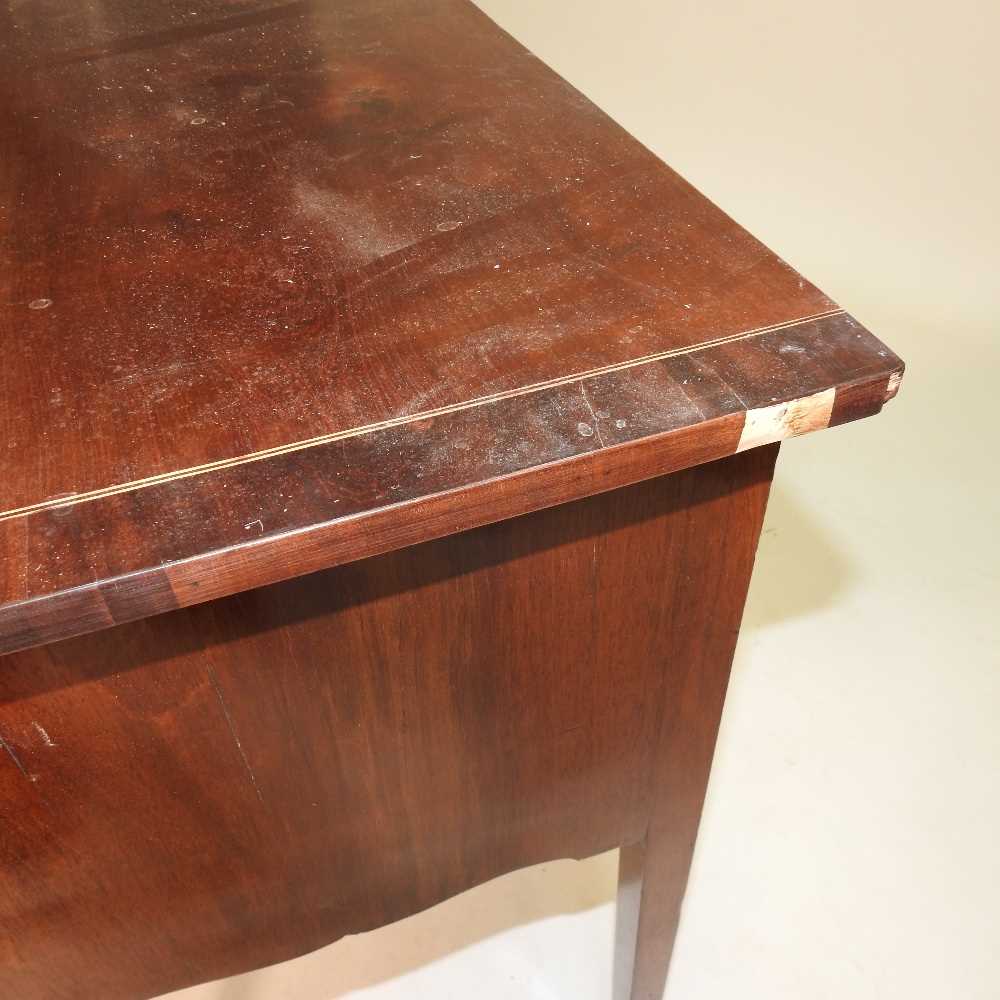 A 19th century mahogany and crossbanded lowboy - Image 2 of 10